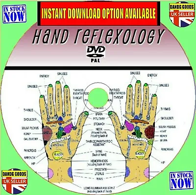 Learn Hand Reflexology Dvd Healthy Body & Mind Help Stress Aches & Pains Anxiety • £5.59