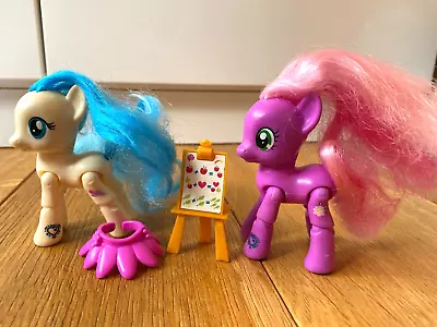 My Little Pony G4 Explore Equestria Action Toy Figures - Miss Pommel & Cheerilee • £5