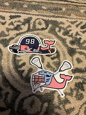 Vineyard Vines Whale Football Sticker Decal Logo Lot Of 2 NEW • $9.99