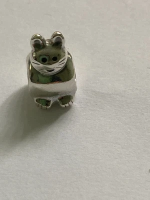 $15 • Buy Genuine Pandora Sterling Silver Cat Charm Retired 790284