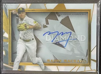 Manny Machado 2022 Topps Diamond Icons Of The Diamond Autograph 1/25 Padres • $11.50