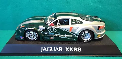 Scalextric 1:32 Slot Car C2711 2006 Jaguar XK XKRS #1 Rocketsports SERVICED • £19.99