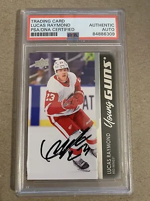 2021-22 UD Mason Raymond Signed YG PSA #464 Detroit Red Wings • $225