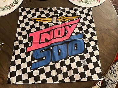 Vintage Indy 500 Bandana Handkerchief  Race Motor Speedway • $14.99