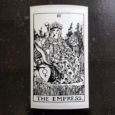 ♆ The Empress Tarot 4 X 2.5  Waterproof Vinyl Sticker [💪 HQ Durability!] Decal • $5.16