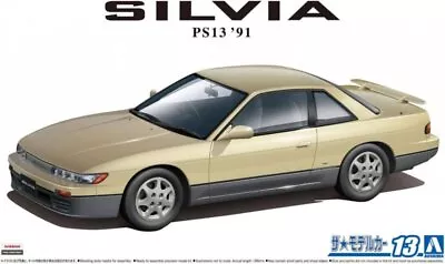 Aoshima 1/24 Scale Model Car Kit Nissan Silvia S13 PS13 Late Type '91 W/Engine • $22.90