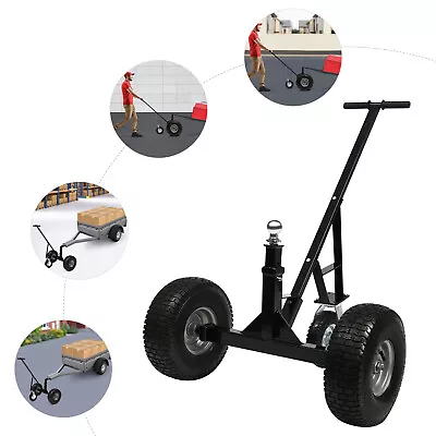 Adjustable Trailer Dolly Trailer Mover Dolly 800 Lbs Manual Dolly W/ 3 Casters • $111.70