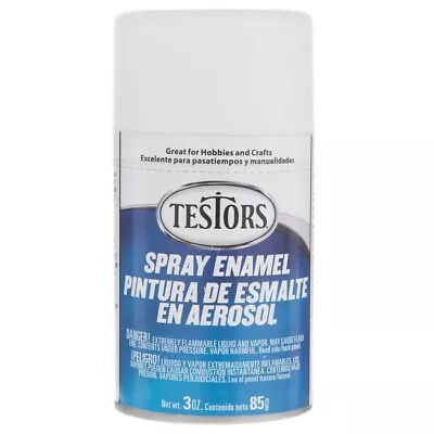 Testors Model Master Flat White Spray Paint Can  3 Oz.  1258 • $9.65