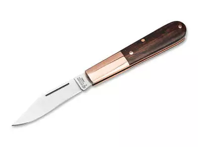 Boker Solingen Barlow Slip Joint Folding Knife 2.5  N690 Blade Copper Ironwood • $270.30