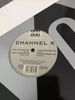 Channel X - Take It To The Top 12” Record  Makina Italo Dance • £7