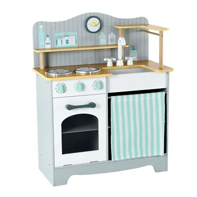 £54.95 • Buy ELC Wooden Classic Kitchen Kids Girls Boys Toy Playset With Oven Hob Sink Clock
