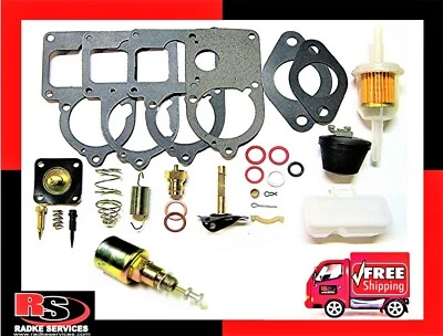 $31.45 • Buy VW SOLEX 28- 34 Pict3 Univ ReBuild Kit W/ CUT OFF VALVE & FLOATS RADKE 700-34