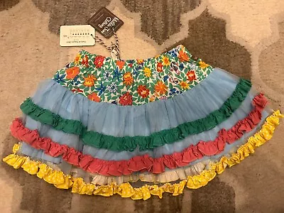 GIRLS MATILDA JANE Brilliant Daydream Field Of Flowers Skirt  SIZE 4 NWT • $20