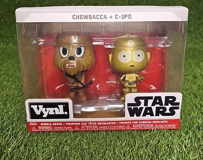 Star Wars - Chewbacca & C-3PO Vynl. - Funko • $39.50