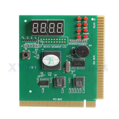 PC Motherboard Analysis Diagnostic Card 4-Digit LED PCI/ISA POST Code Analyzer • $4.99
