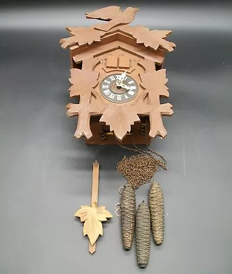 German Black Forest Musical Cuckoo Clock-For Parts Or Repair Only. • £66.49