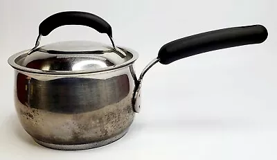 Vintage Meyer Bella Cuisine Stainless Steel 1 1/2 Qt Sauce Pan With Lid T00098 • £33.75