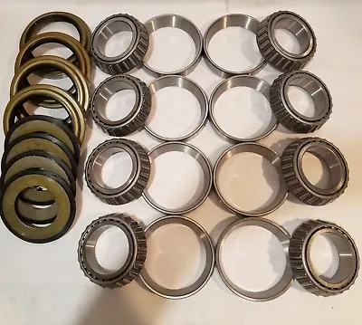 5 Ton 2 Axle Hub Bearing And Seal Kit With 4 Inner Seals And 4 Outer Seals • $1600.85