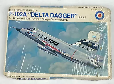 Entex Supersonic Series F-102A Delta Dagger USAF Model Plane 1/144 Sealed VTG • $24.45