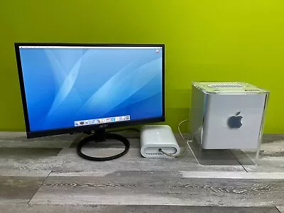 Power Mac G4 Cube 450Mhz - 1.5GB RAM - 120GB SSD - Mac OS X 10.4.11 Tiger • $384.95