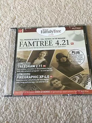 Your Family Tree CD Famtree 4.21 • £2