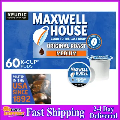 Maxwell House Original Roast Medium Roast K-Cup® Coffee Pods 60 Ct. Box • $23.36