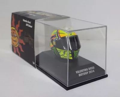 MINICHAMPS Valentino Rossi Model Helmet Moto 1/8 Yamaha Motogp 2014 Diecast • £48.85