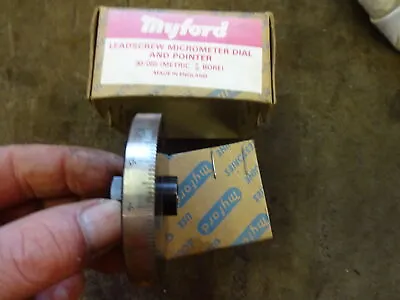 Myford ML10 / Speed 10 Lathe Metric Leadscrew Micrometer Dial • £24