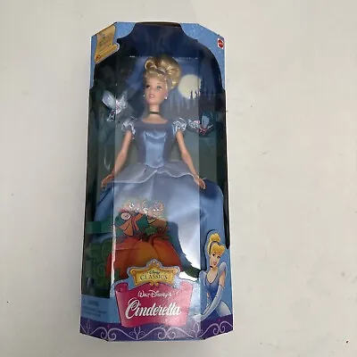 Vintage 1998 Walt Disney Classics Cinderella Barbie Doll Figure Fairy-Tale 90s • $60