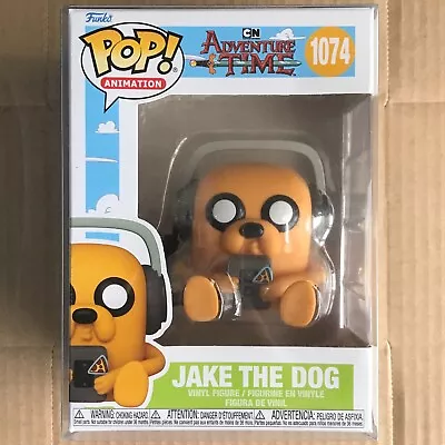 Funko Pop! Jake The Dog W/ Player #1074 Adventure Time Animation • £52.20