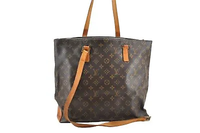 Authentic Louis Vuitton Monogram Cabas Mezzo Shoulder Tote Bag M51151 Junk 6955H • $5.50