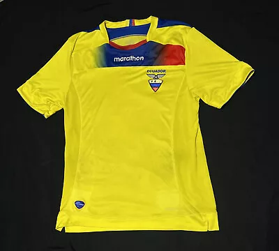 Ecuador Football Shirt 2012/13 Marathon Men’s Size XXL (Fitted/Tight?) FIFA • $11