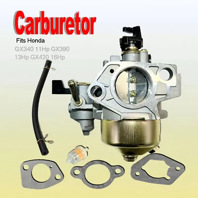 Carburetor Carb For Honda GX340 11Hp GX390 13Hp GX420 16Hp Engines Kit W/Gaskets • £10.29