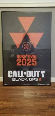 2012 Activision Call Of Duty Black Ops Ii Nuketown Poster New Nip Free Shipping • $14.99
