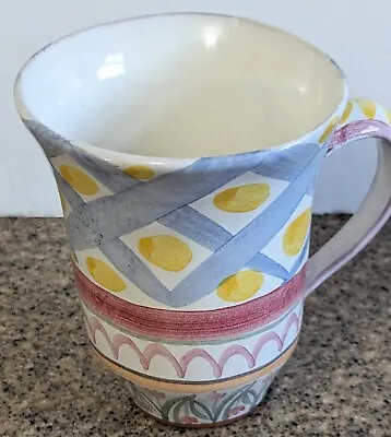 MACKENZIE CHILDS POTTERY MUG Large Hand Painted 2000 Cup  • $50