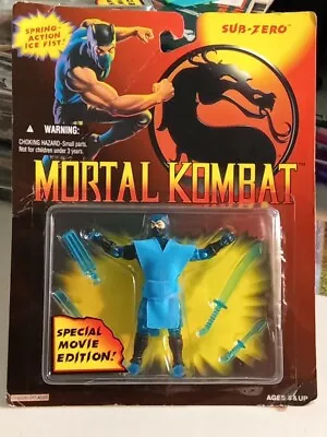 Mortal Kombat SUB-ZERO Special Movie Edition Figure Hasbro Toy 1994 RARE • $125