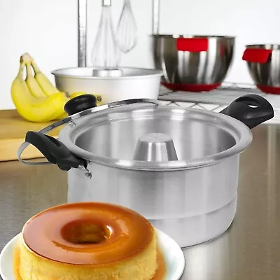 Bene Casa- Aluminum Flan Mold Double Boiler With Glass Lid (1.6 Liter) • $28.99