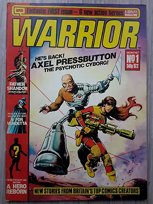 £100 • Buy Warrior Number One Quality 1982 V For Vendetta Marvelman Alan Moore