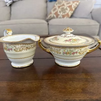 Vintage Noritake Elvira 608 Sugar And Creamer • $60