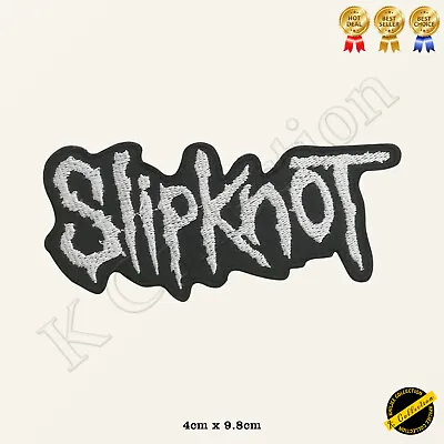 £2.64 • Buy Slipknot Metal Music Band Logo Embroidered Iron On/Sew On Patch/Badge Clothes