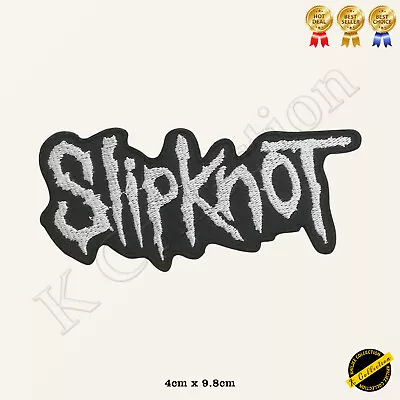 Slipknot Metal Music Band Logo Embroidered Iron On/Sew On Patch/Badge Clothes • £2.99