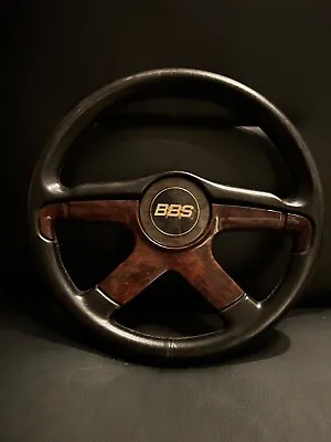 Bbs Wooden & Leather Steering Wheel • $800