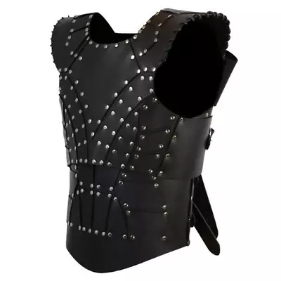 Medieval Dark Rogue Warrior Armor Cuirass Leather Body Armour Halloween Costume • $175.99