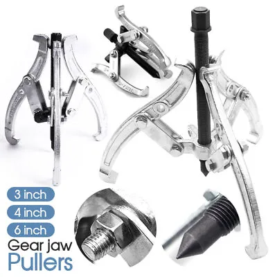 3pcs Bearing Gear Hub Puller Remover Tool Drop Forged Reversible Jaws Separator • $27.79