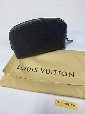 £333.25 • Buy Louis Vuitton Pochette Cosmetic Pouch Dust Bag Monogram Leather Made In Spain