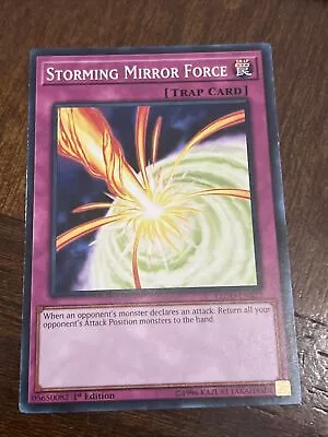 Yu-Gi-Oh! TCG Storming Mirror Force LEDD-ENB22 1st Edition Common LP • $2