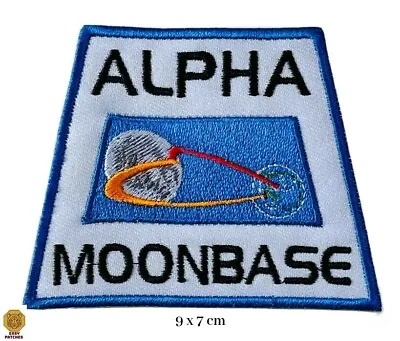 Space 1999 ALPHA MOONBASE Orbit Logo Embroidered Iron -sew On PATCH Nasa • £2.99