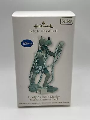 NEW 2011 Hallmark Disney GOOFY AS JACOB MARLEY Keepsake Ornament Christmas Carol • $34.95