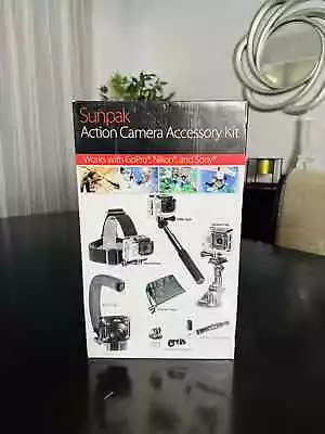 Sunpak Action Camera Accessory Kit GoPro Nikon Sony Accessories Mount • $18