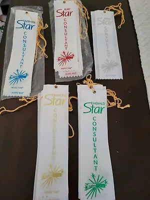 Mary Kay Ribbons Star Consultant Sapphire Ruby Pearl Diamond Emerald  • $12.99